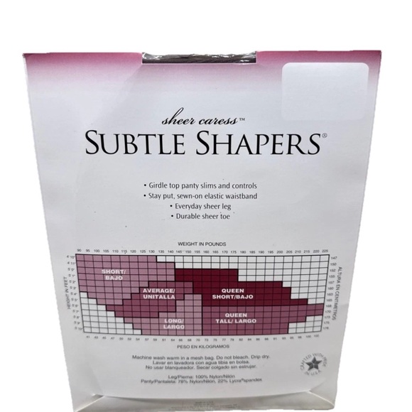 Vintage JCPenney Super Shaper Control Top Pantyhose Long Taupe Sheer Toe - Picture 2 of 2